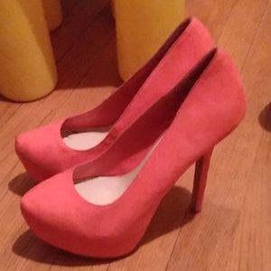 Pink heels
